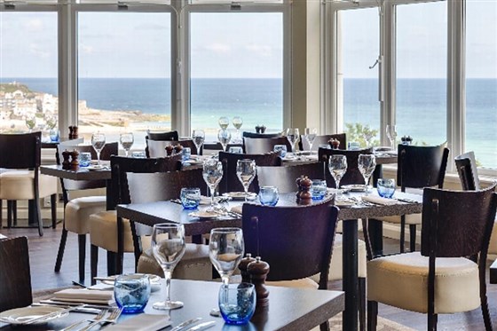The Terrace Restaurant at St Ives Harbour Hotel