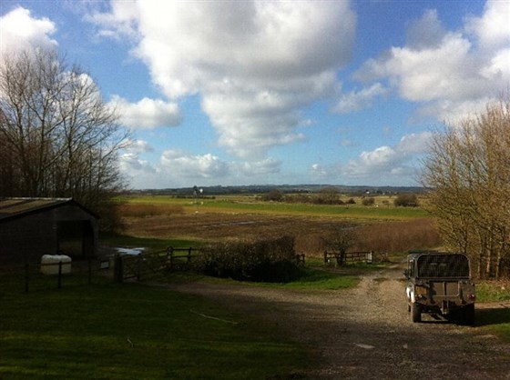 Lovely views over the Somerset Levels countryside