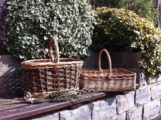 Willow shopping baskets