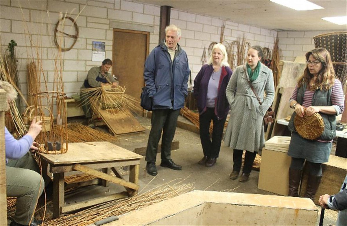 Watch the willow basket-makers at work 