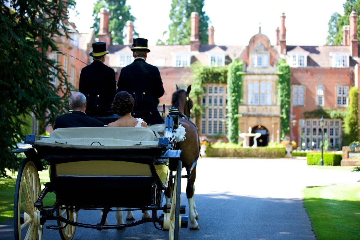 A grand entrance to the Mansion Suite 
