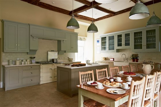 Kitchen in Bruisyard Hall