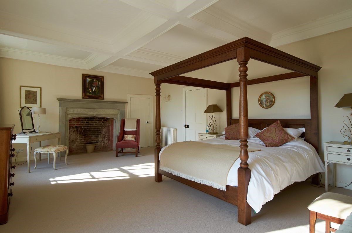 Bedroom in Bruisyard Hall