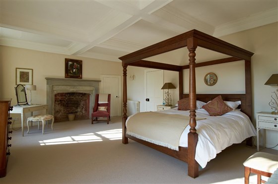 Bedroom in Bruisyard Hall
