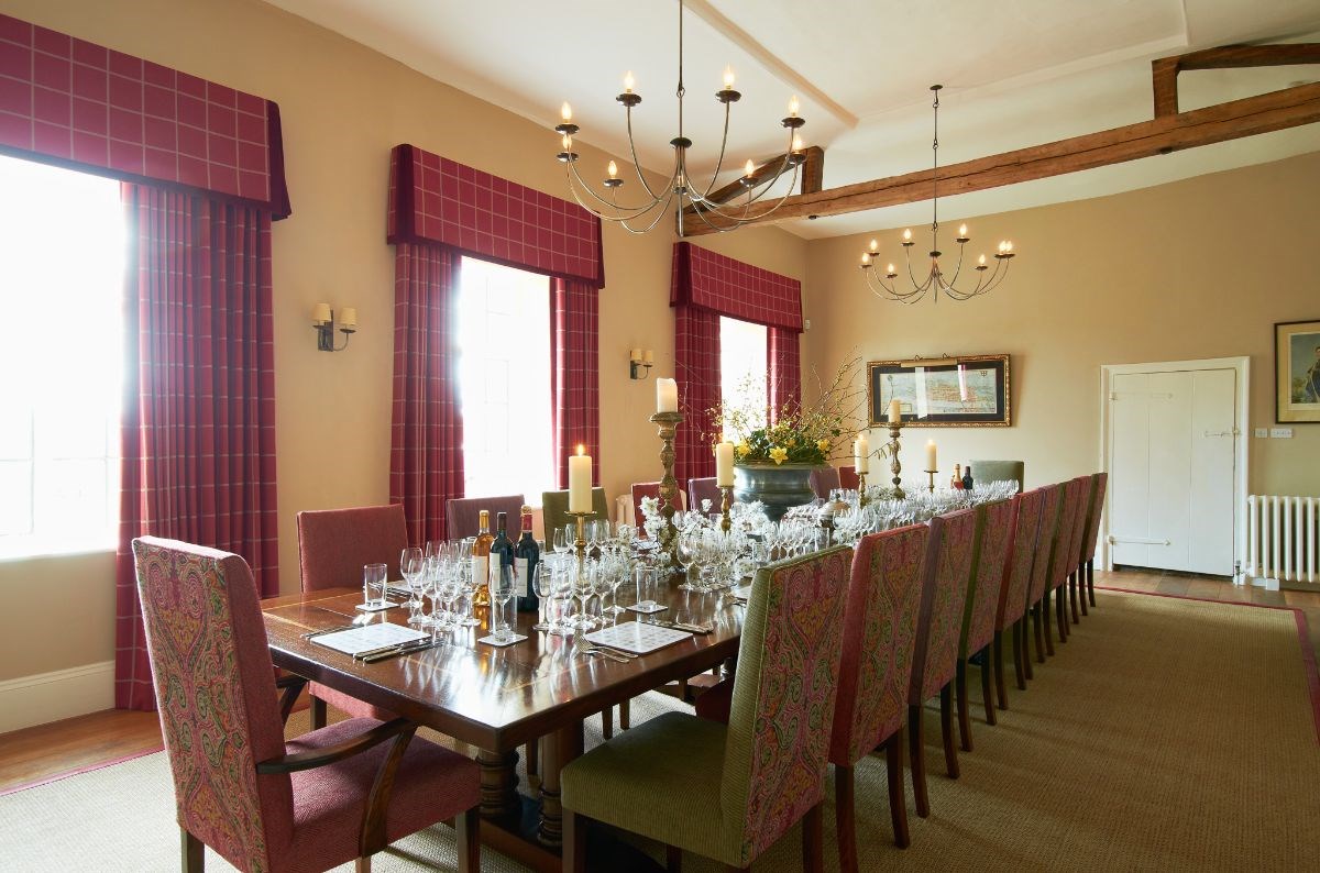 Dining Room in Bruisyard Hall
