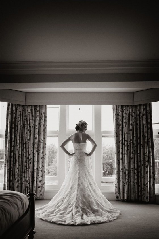 Bride getting ready 