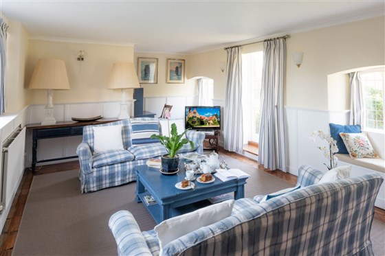 Sitting room with french windows onto your private garden