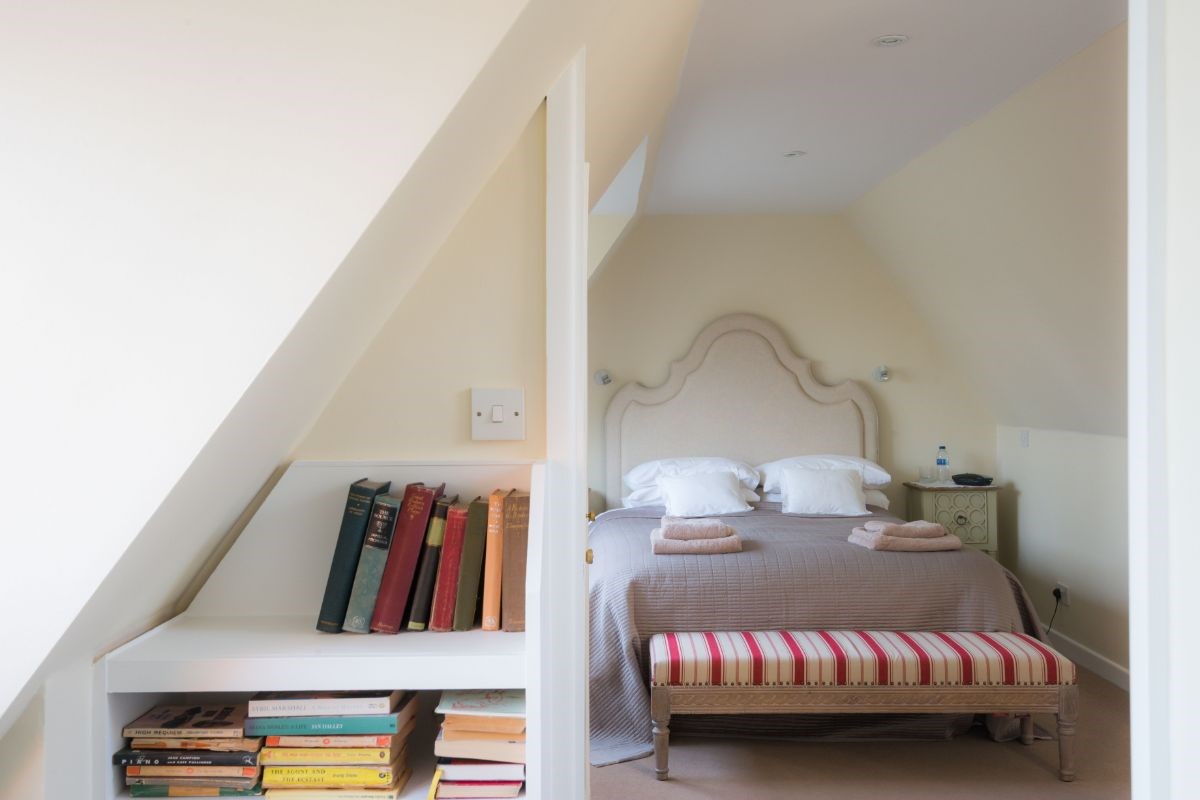 The bedroom with King size bed