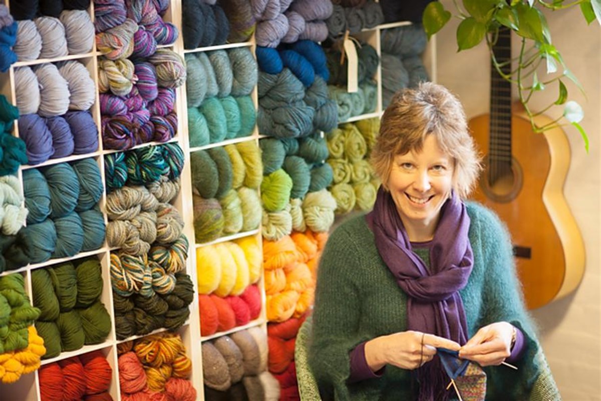 Wall of Wool @ Fisherton Mill. Craft Workshops available.