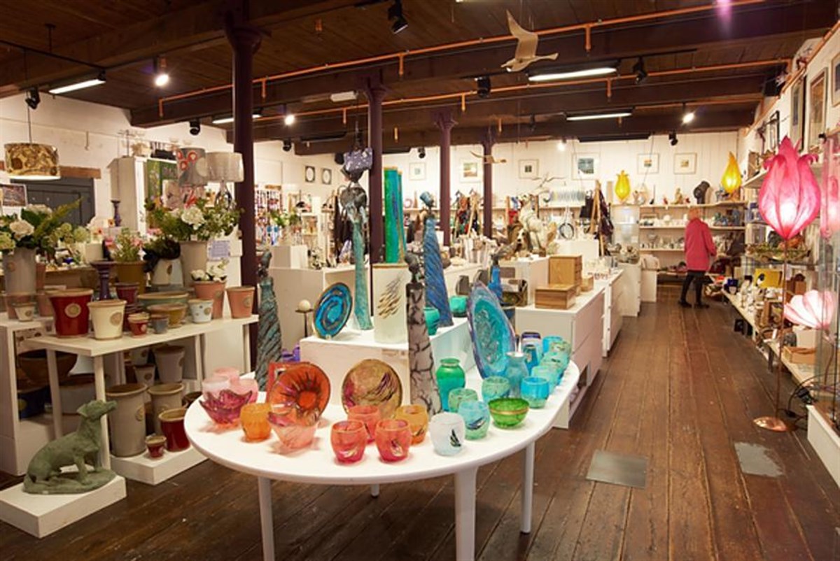 Unique artist made items in our Gallery Shop