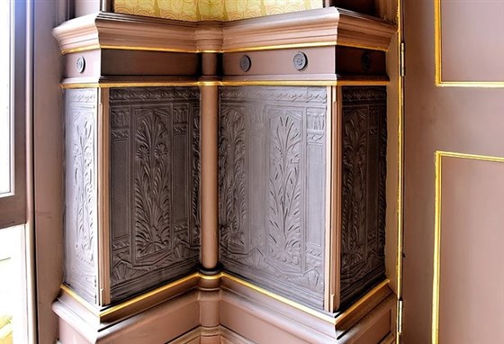 Interior decoration in the Billiard Room