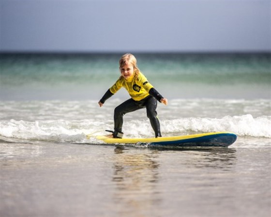 Surfing in St Ives