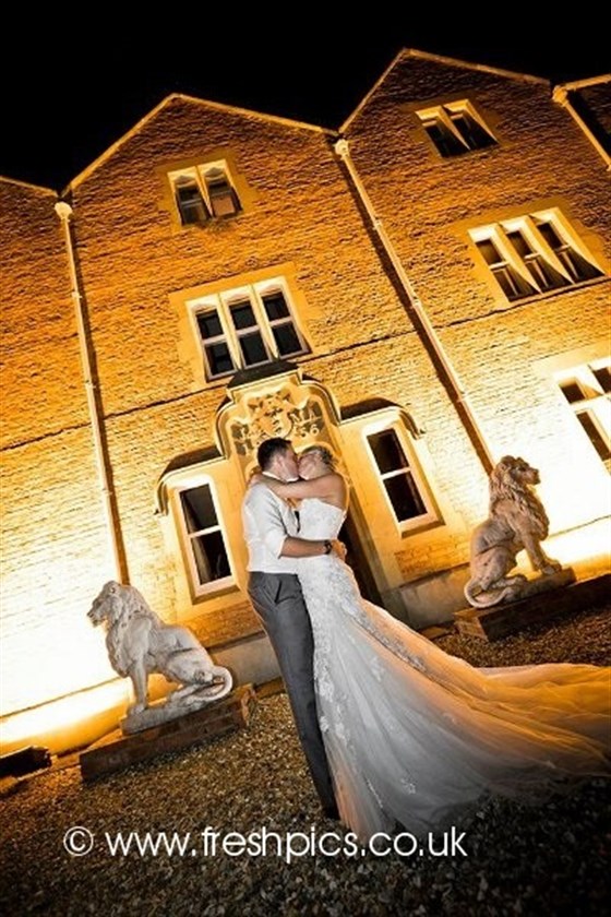 THe Bride and Groom at Night
