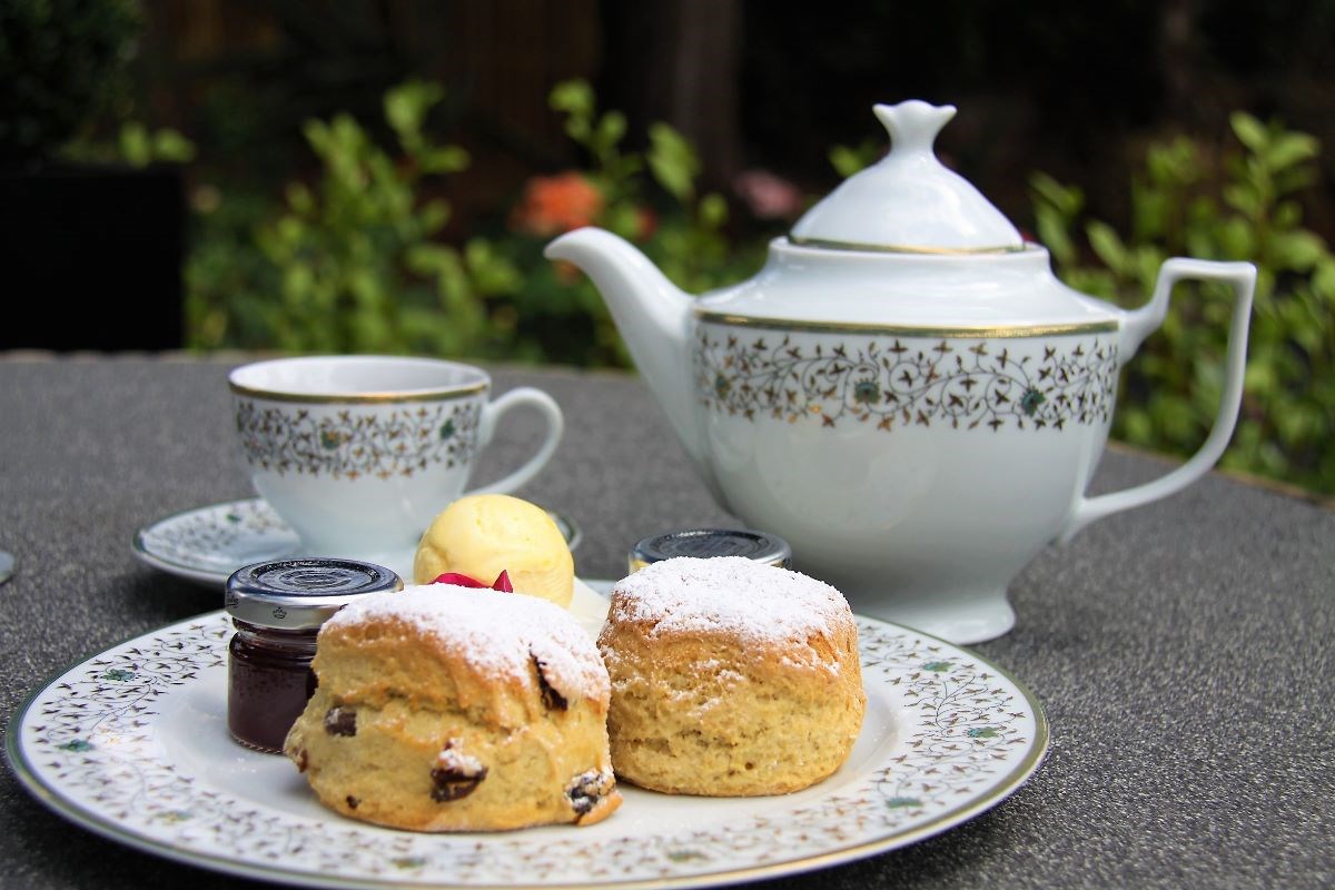 Cream Tea on Terrace - Belgrave Sands Hotel & Spa 