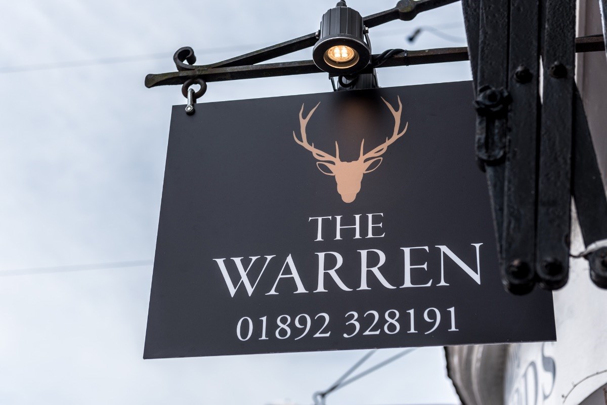 The Warren entrance