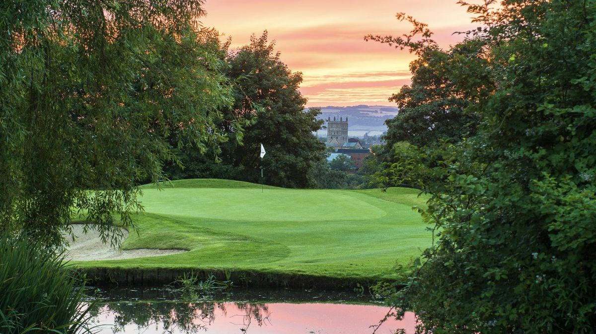 Water hazard and superb views