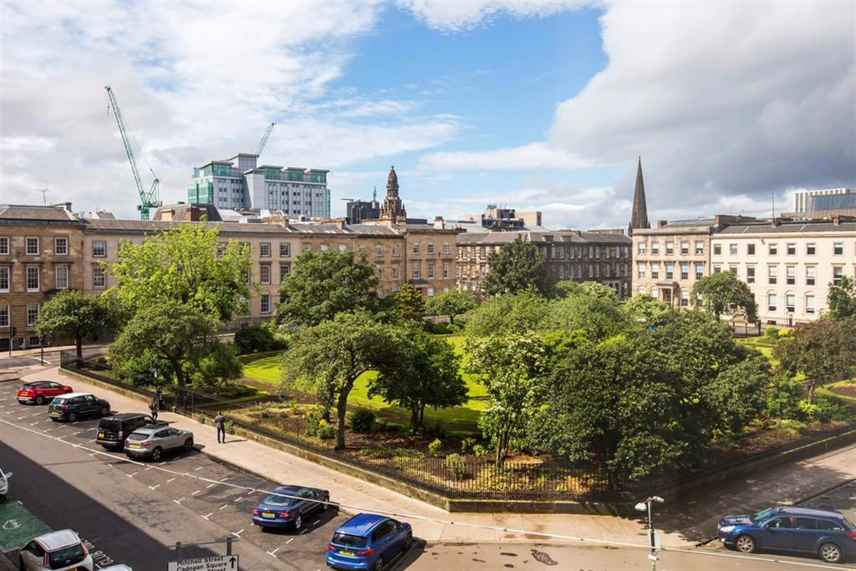 View of Blythswood Square Gardens