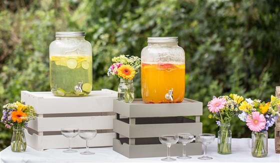 Garden Drinks Table