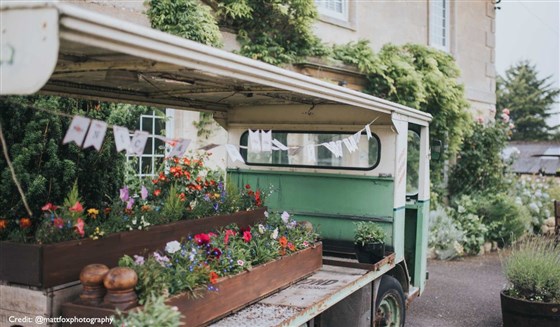 Vintage milk float 