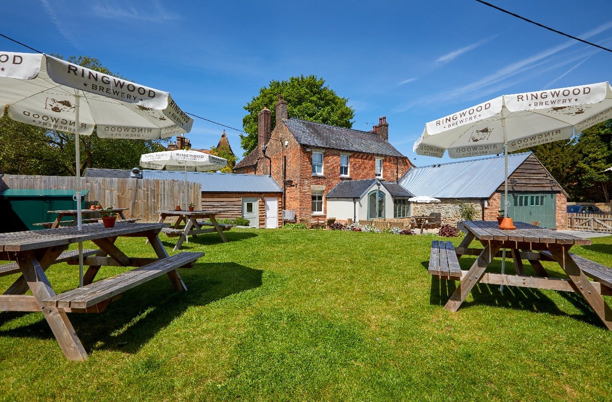 The pub garden