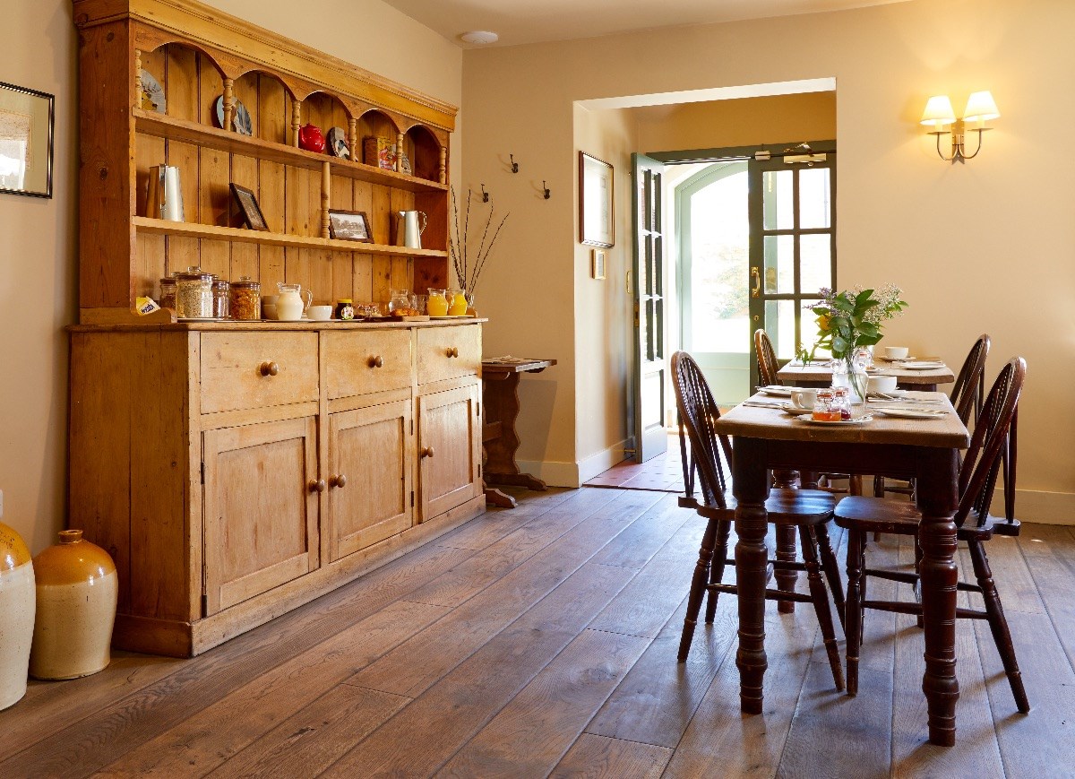Sunny breakfast room
