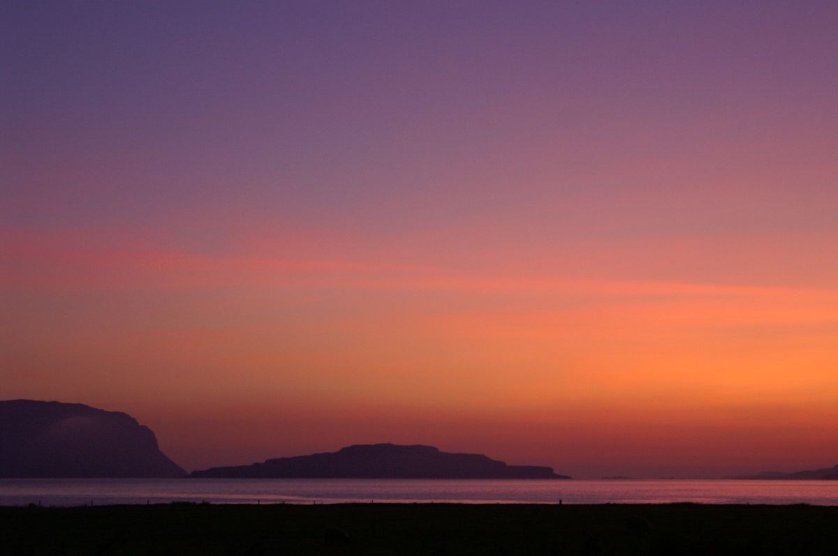 Sunset Loch Na Keal