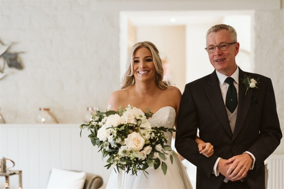 Bride and her father