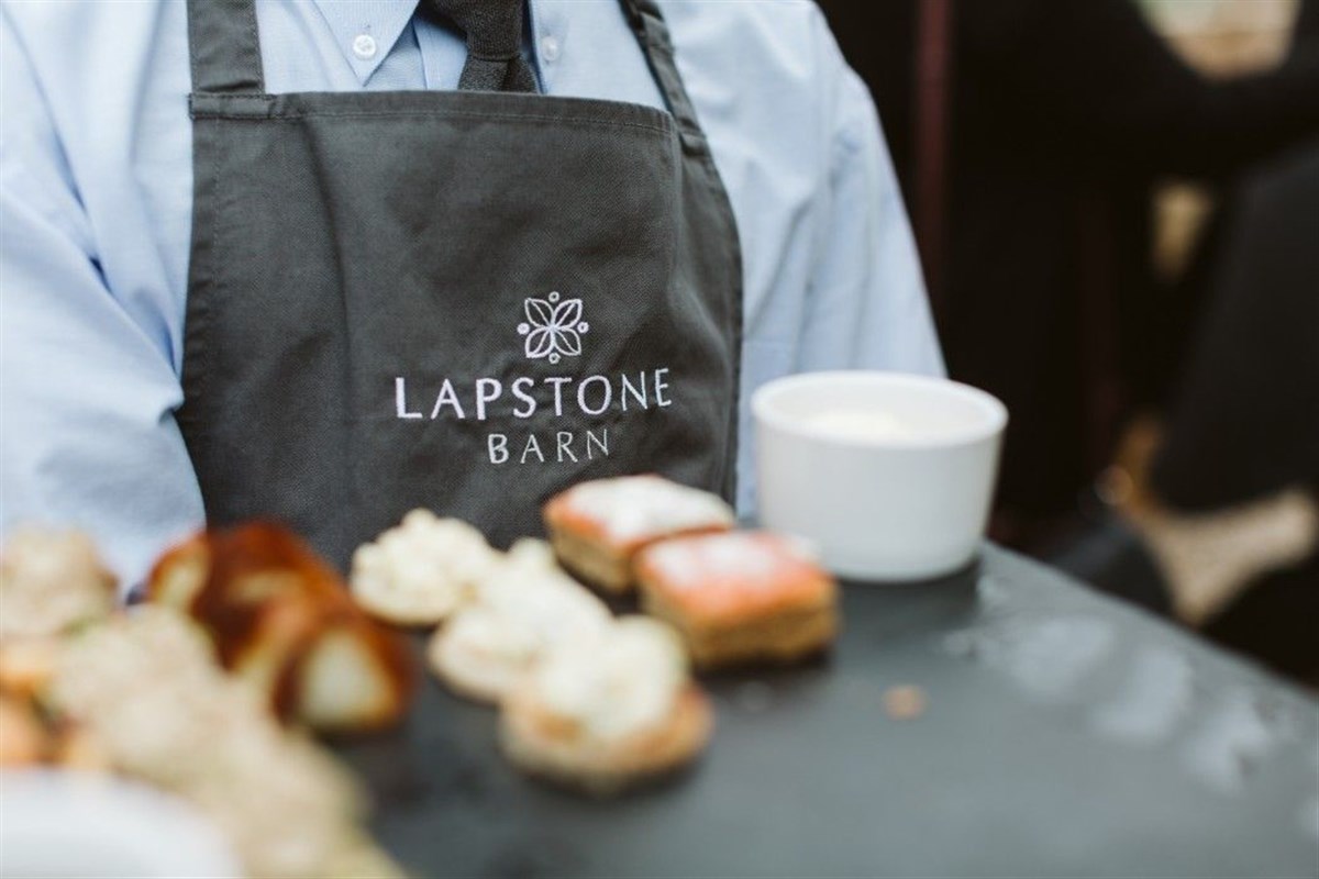 Delicious canapes prepared by the in-house catering team