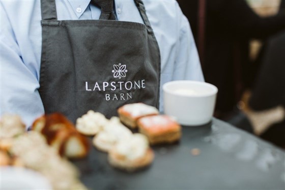Delicious canapes prepared by the in-house catering team