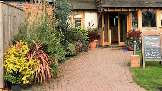 Main entrance from the Car Park