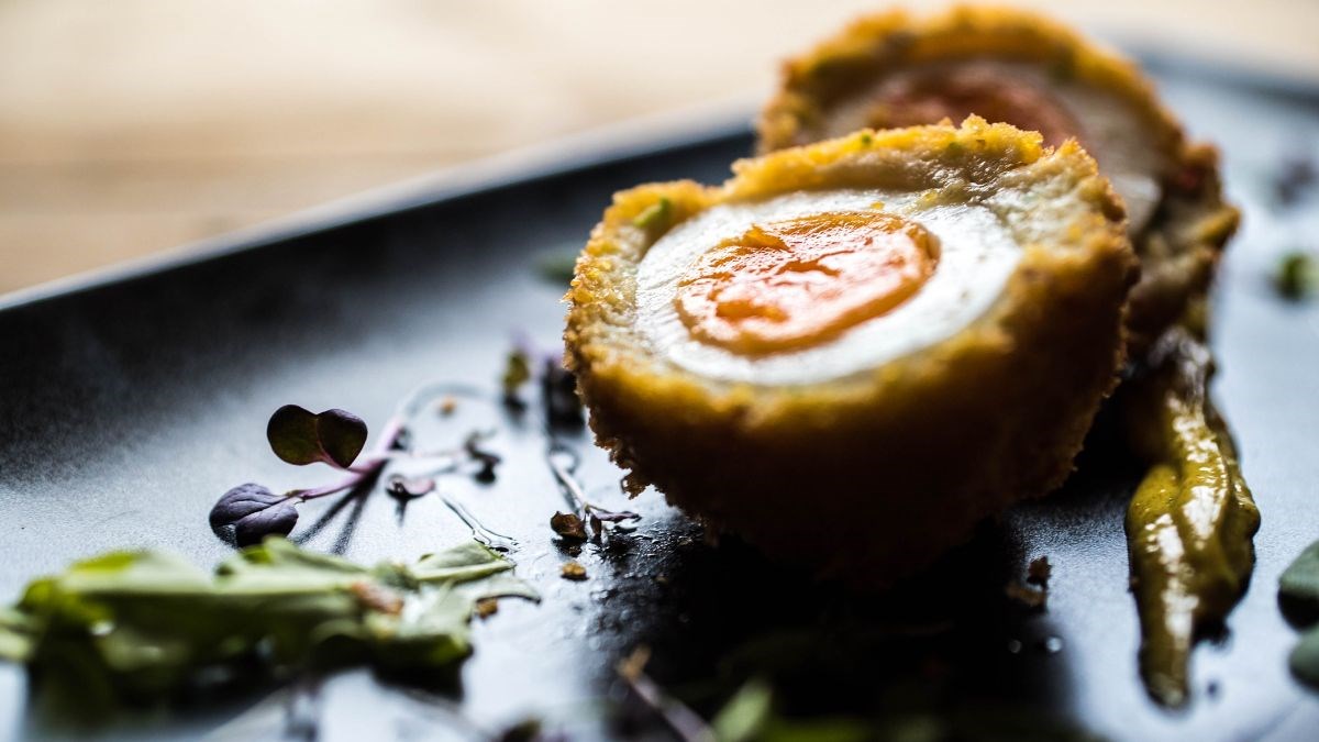 Smoked Haddock Scotch Egg starter