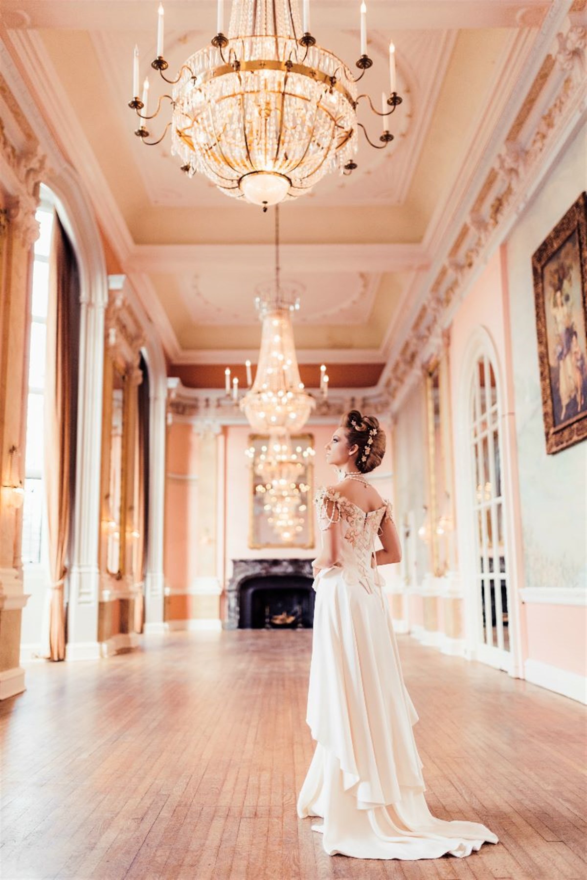 Wedding Dress Shoot in the Versailles Suite