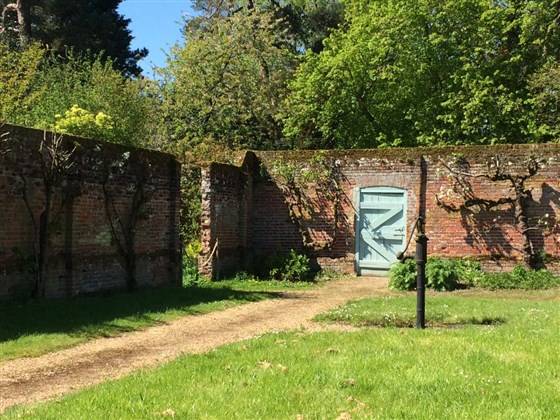 250 year old walls provide shelter and hold the sun's warmth.