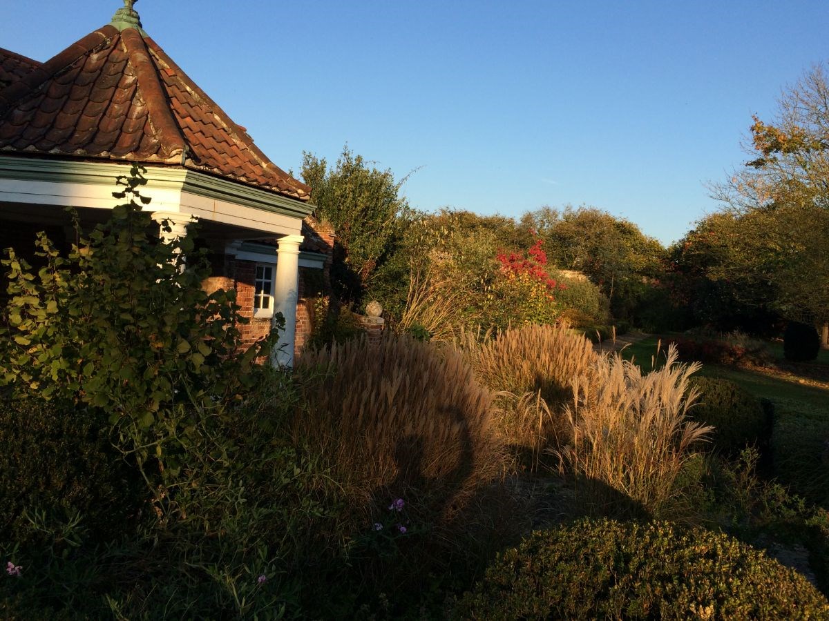 The summer house in late September.