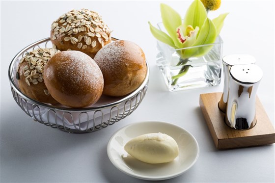 Homemade bread rolls served with your meals