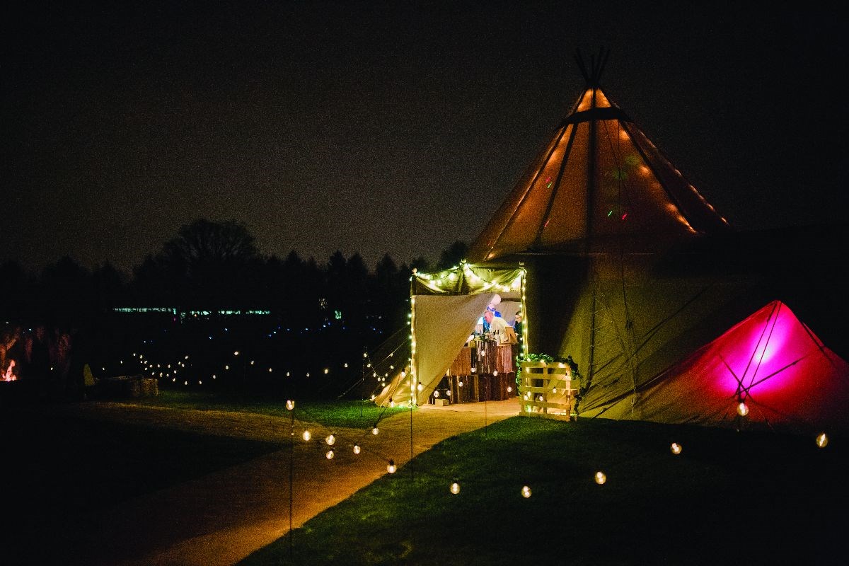 Event field for marquee or tipi hire (Photo by Terri & Lori Photography & Film Studio)