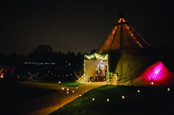 Event field for marquee or tipi hire (Photo by Terri & Lori Photography & Film Studio)