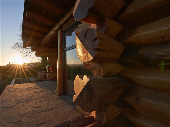 Sonnenaufgang auf der Veranda