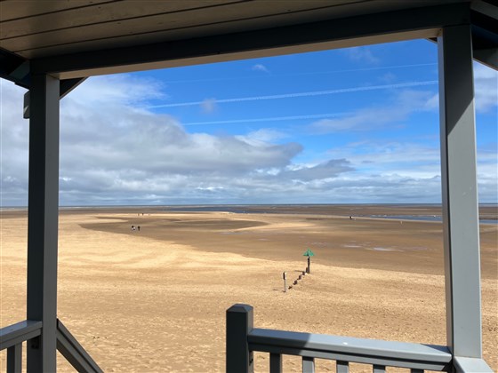 Beach view from Beachhut