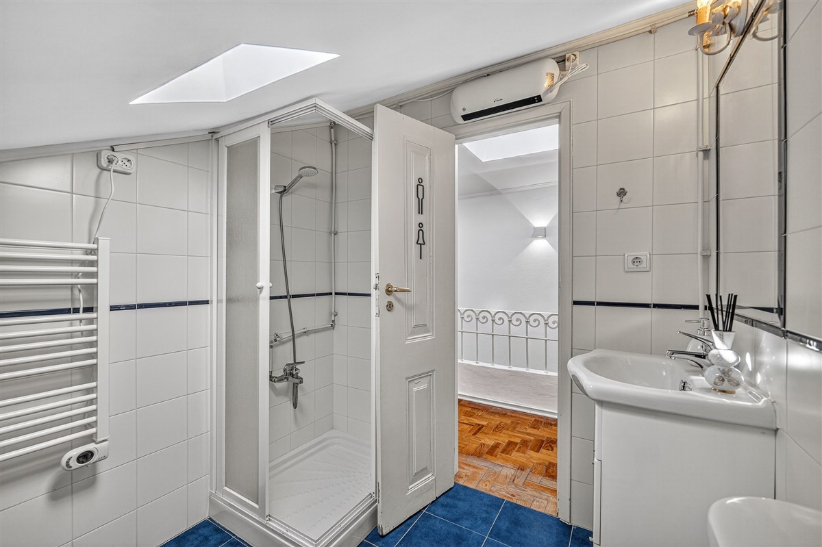 One of the bathrooms