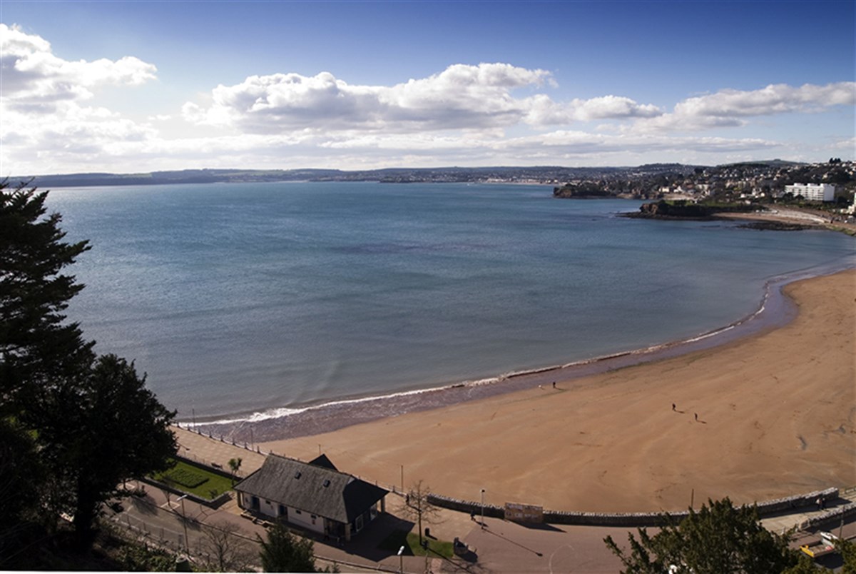 View of Beach from Astor House