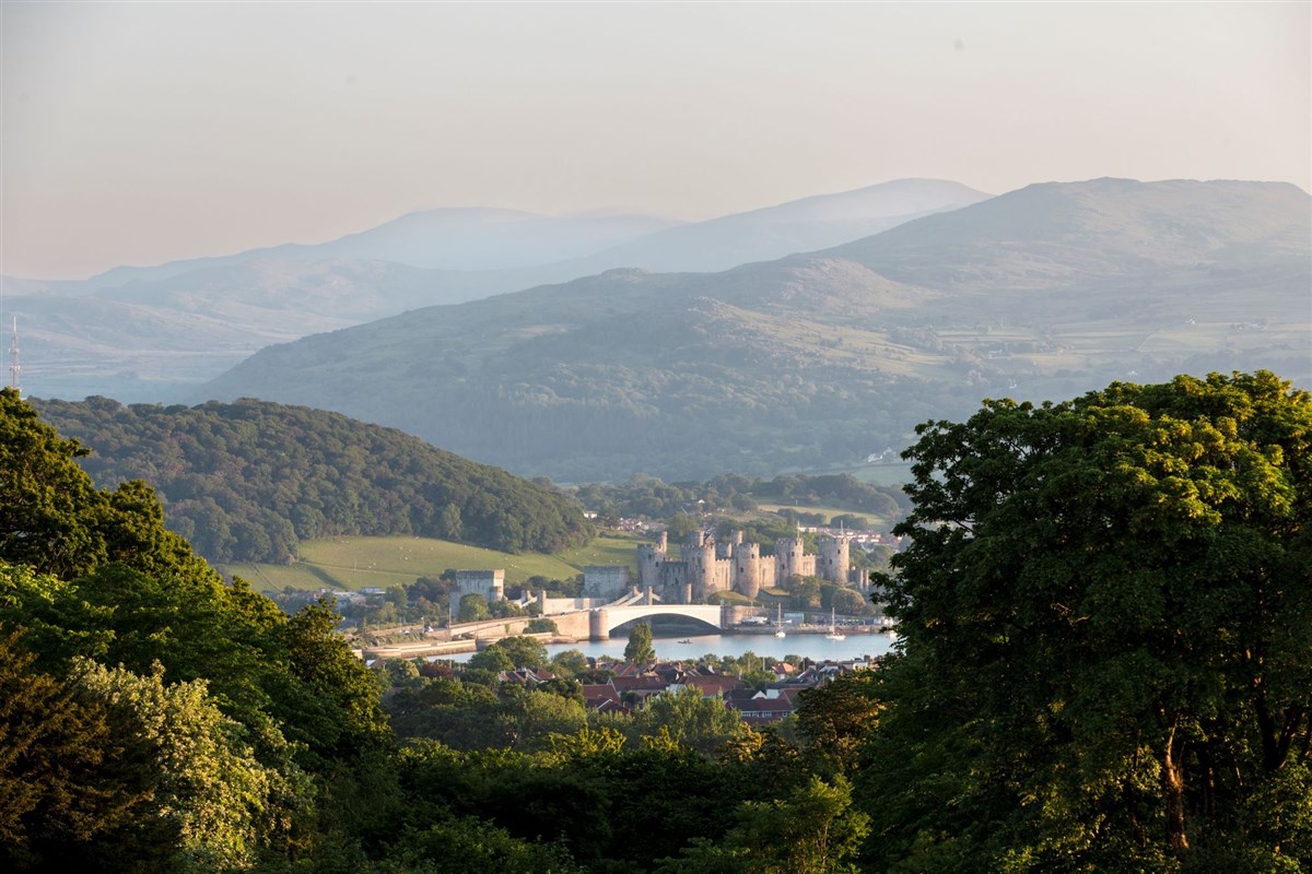 View of Conwy Castle from Main Hall