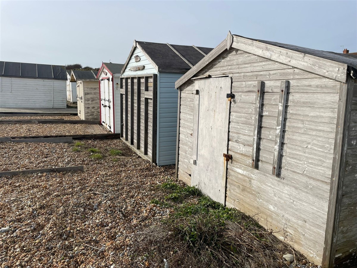 Row of huts