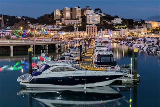 Torquay Harbour at Night