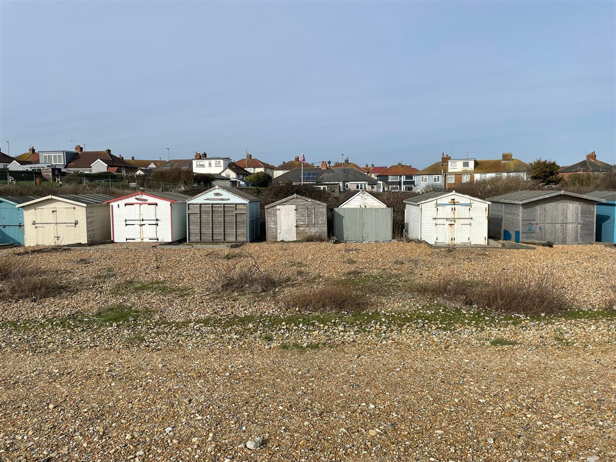 Row of huts