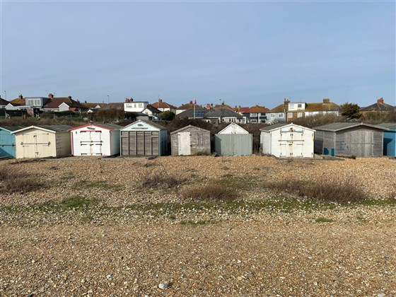 Row of huts