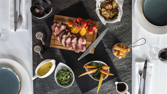 Modern British dishes