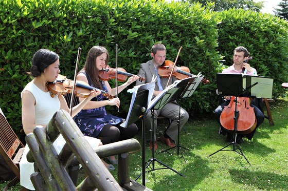 Outside Live Wedding Music | Broadoaks Country House Lake District Wedding Venue