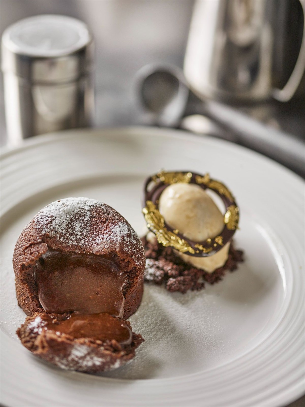 Chocolate Fondant at Acre at The White House - Norfolk
