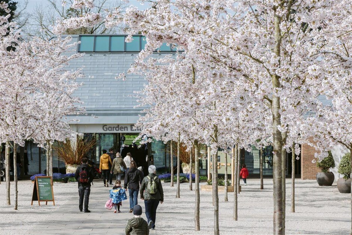 The Welcome Building in Spring